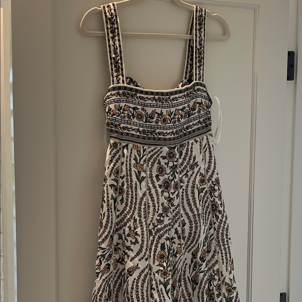 Veronica Beard Backless Linen Dress